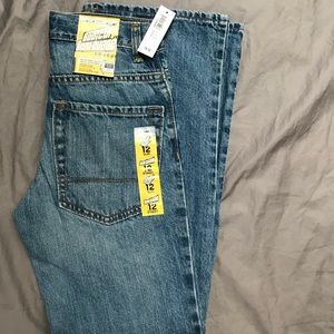 Old Navy Boot-Cut adjustable waist 12 slim jeans